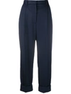 THE ROW MARTA TAPERED WOOL TROUSERS