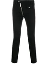 DSQUARED2 MID-RISE ASYMMETRIC SKINNY TROUSERS