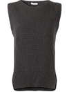 PESERICO RIBBED KNIT waistcoat