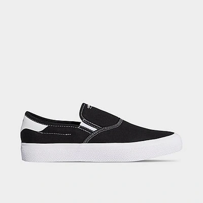 Adidas Originals 3mc Slip On Sneakers In Black-white
