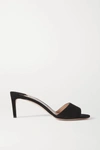 JIMMY CHOO STACEY 65 SUEDE MULES