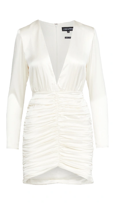 Retroféte Brea Dress In Ivory