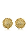 AMRAPALI WOMEN'S HERITAGE ORB 18K YELLOW GOLD DIAMOND EARRINGS,828556