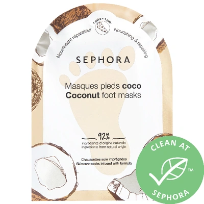 Sephora Collection Clean Foot Mask Coconut 1 Mask