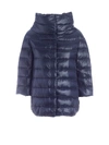 HERNO BLUE DOWN JACKETS,11447907