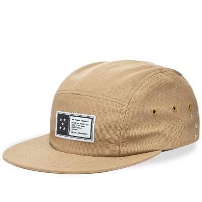 Pop Trading Company Pop Trading Company 5 Panel Fivestar Hat In Brown