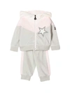 MONCLER TRACKSUIT WITH FRONTAL STAR APPLICATION,11447874