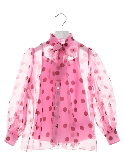 Dolce & Gabbana Kids' Shirt In Pink