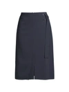 HUGO BOSS Vameneo Micro Twill A-Line Skirt