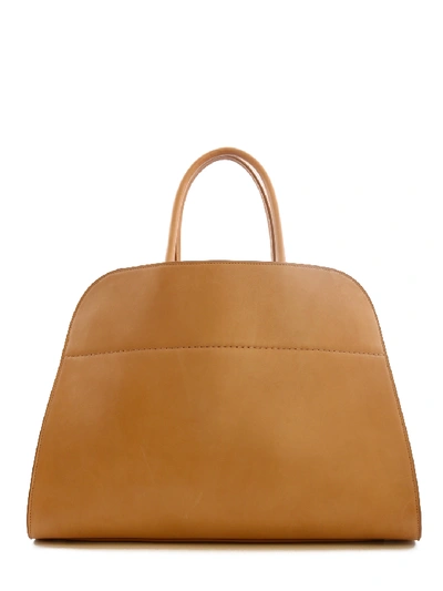 The Row Margaux 15 Bag Beige