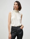 LAFAYETTE 148 FEATHERWEIGHT CREPE BLYTHE BLOUSE