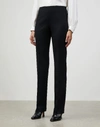 Lafayette 148 Plus-size Metropolitan Pant In Italian Double Face Wool In Black