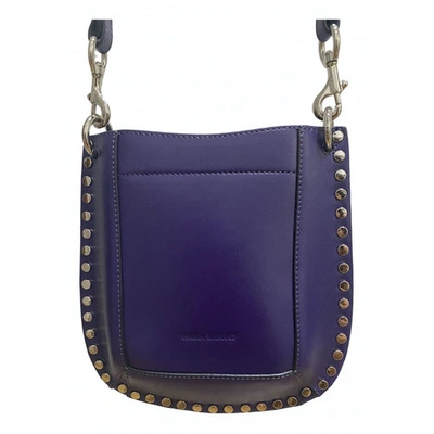 Pre-owned Isabel Marant Purple Leather Handbag