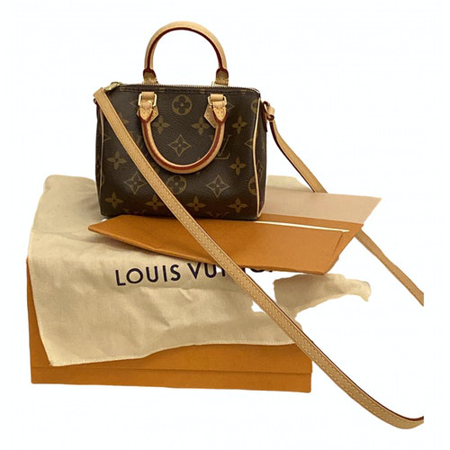 Pre-Owned Louis Vuitton Nano Speedy / Mini Hl Cloth Handbag | ModeSens