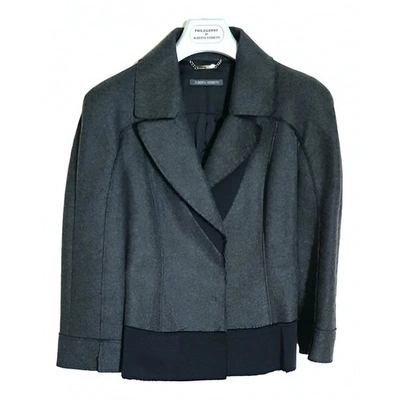 Pre-owned Alberta Ferretti Grey Wool Jacket
