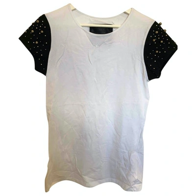 Pre-owned Philipp Plein White Cotton Top