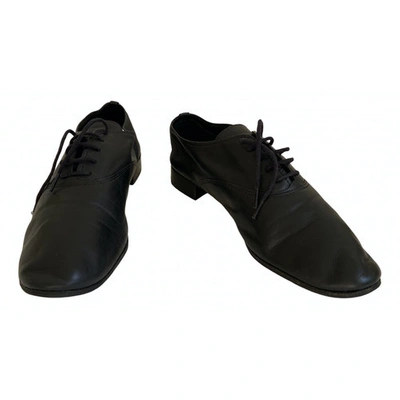 Pre-owned Repetto Black Leather Lace Ups