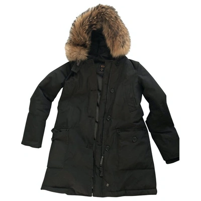 Pre-owned Woolrich Black Coat