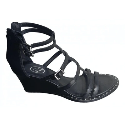 Pre-owned Ash Black Leather Sandals