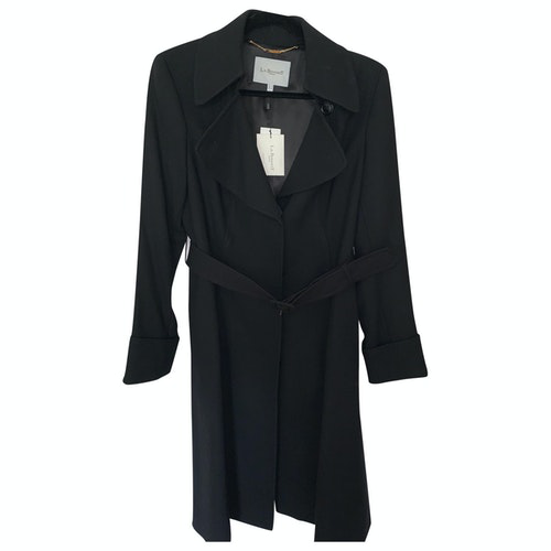 Pre-Owned Lk Bennett Black Wool Coat | ModeSens