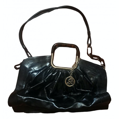 PreOwned Bally Black Patent Leather Handbag ModeSens