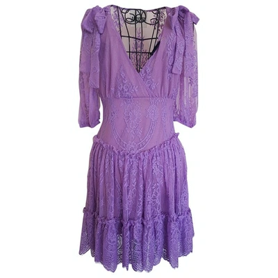 Pre-owned Aniye By Mini Dress In Purple