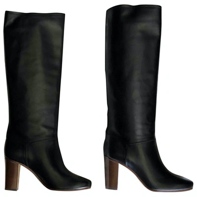 Pre-owned Celine Black Leather Boots