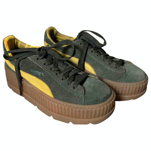 puma fenty trainer kids green