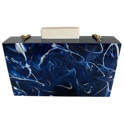 Pre-owned Whistles Navy Clutch Bag