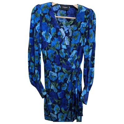 Pre-owned The Kooples Spring Summer 2020 Blue Silk Dress