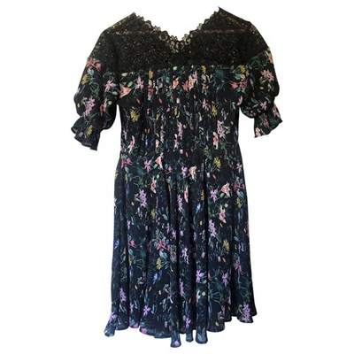 Pre-owned The Kooples Spring Summer 2019 Black Lace Dress
