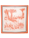ANDREA MARQUES SILK PRINTED SCARF