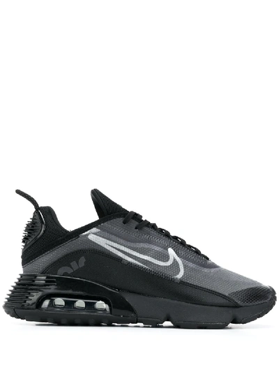 Nike Black & Grey Air Max 2090 Trainers In Black/white/wolf Grey