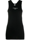 ANN DEMEULEMEESTER PRINTED LOGO TANK TOP