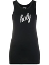 ANN DEMEULEMEESTER HOLY PRINT TANK TOP