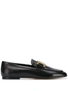 TOD'S CHAIN-STRAP LOAFERS