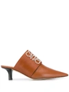 LOEWE POINTED TOE MULES