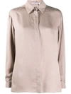 AGNONA PATTERNED CONCEALED BUTTON SHIRT