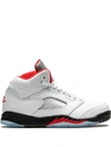 Jordan Air  5 Retro Sneakers In White