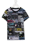 MOSCHINO STEREO-PRINT T-SHIRT