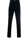 Brunello Cucinelli Straight Leg Corduroy Chinos In Blue