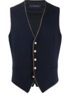 TAGLIATORE SINGLE-BREASTED WAISTCOAT