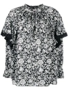 SEE BY CHLOÉ FLORAL LONG-SLEEVE BLOUSE