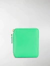 Comme Des Garçons Classic Zip Around Wallet In Green