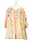 STELLA MCCARTNEY RAINBOW STARS PLEATED DRESS