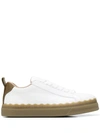 CHLOÉ LAUREN LOW-TOP LEATHER trainers