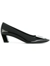 Roger Vivier Belle Vivier Patent Leather Pumps In Black