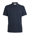 Z ZEGNA TIPPED COTTON PIQUÉ POLO SHIRT,15635778