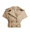 ALEXANDER WANG CROP TRENCH JACKET,15635781