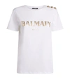 BALMAIN VINTAGE LOGO T-SHIRT,15637113